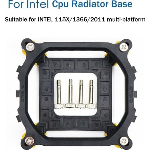 CPU Cooler Fan Bracket Heatsink Holder Computer Buckle For Intel LGA 1150 1155 1156 1366 2011 Backplane Radiator Cooling Base