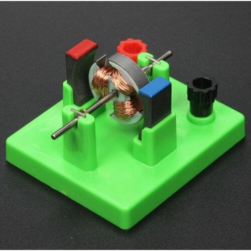 Small Invention Education Toys Science Physical Experiment Hand DIY Generator Learning Toy Crank Model Children U9D7