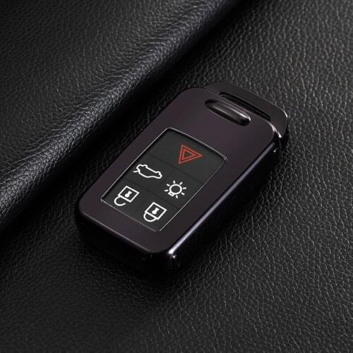 Soft TPU Car Key Case Car Remote Key Case Cover Shell For Volvo XC90 C70 S60 D5 V50 S40 C30 car style protector Accessories