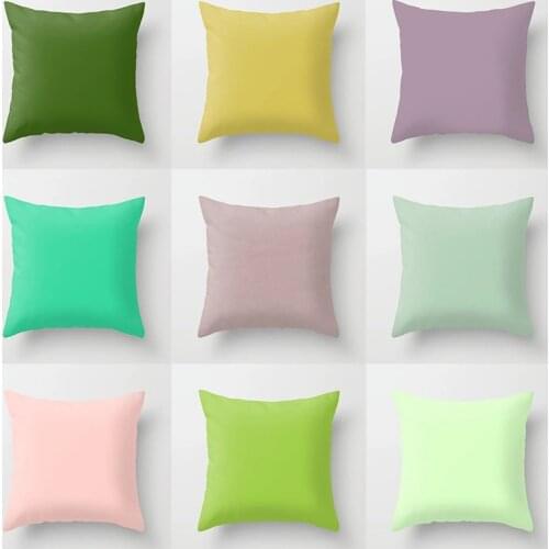 Scandinavian modern minimalist style Art Pure color pillowcase Cushion cover Home decor sofa Car Lumbar pillowcase