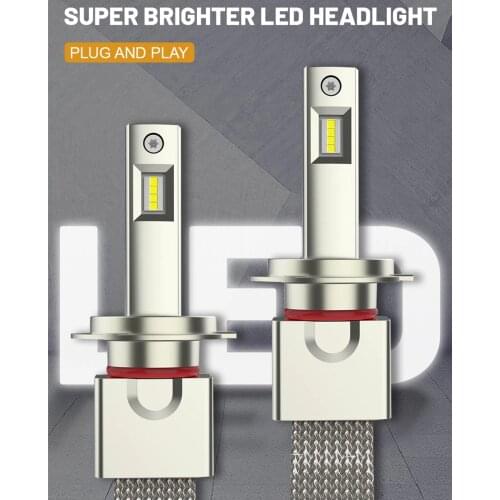 NEW Aluminum Body Headlights Cooling Copper Heat Pipe Seoul CSP H7 H11 H4 9005 H1 9006 H8 LED Bulbs Headlight Kit Super Bright