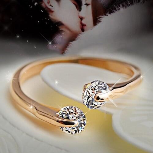 New Fashion Womens Ring Opening Can Be Adjusted Jewelry Gifts Color Drop Shipping