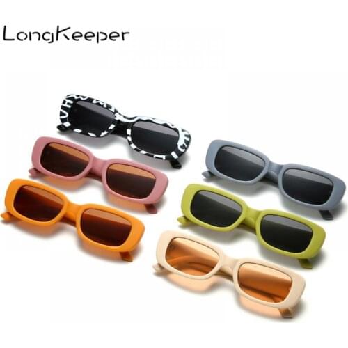 Fashion Rectangle Sunglasses Women Luxury Brand Travel Small Square Sun Glasses Female Vintage Shades Eyewear zonnebril dames