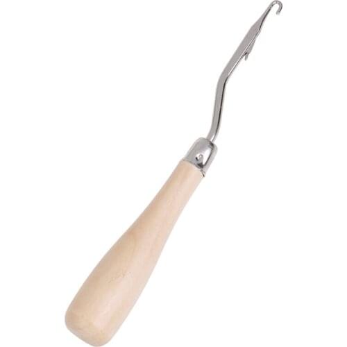 5pcs/Set Braid Craft Plastic & Wood Hair Weaving Crochet Needles Dreading Hooks Dreadlock Tool New