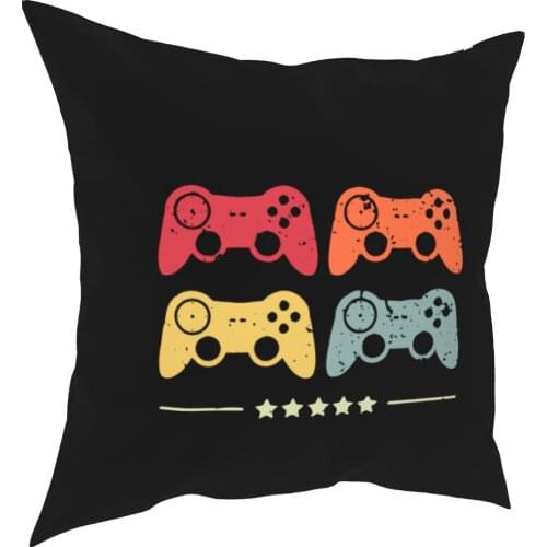 Vintage Retro Video game Pillows Cases Gaming Gamer Controller console Gamepad Pillows Covers Decor Pillows for Home 18