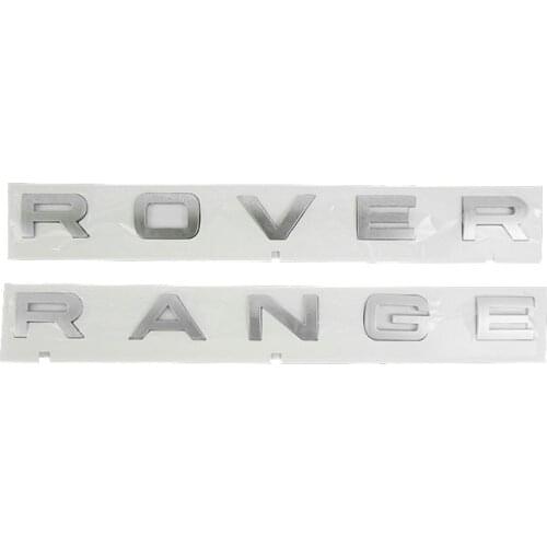 High Quality Silver Metallic Car Name Plate for Range Rover Sport 10-13 Auto Letter Sticker Aftermarket Parts LR020550 LR020510