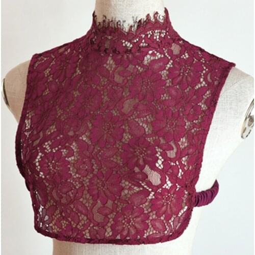 Blouse Ladies Tops Pullover Jumper spring autumn inside Splice Inside the sweater decorative Joker fake collar wooden ear collar