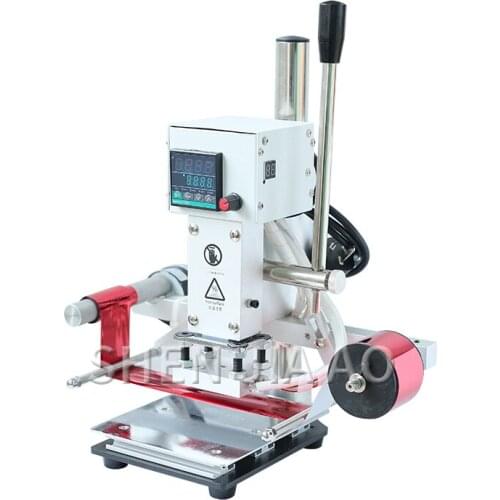1PC WT-90E Automatic Roll Paper Stamping Machine Manual Leather Stamping Machine Carton Mobile Phone Shell Stamping Machine 220V