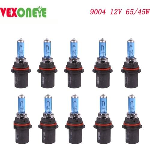 10pcs 9004 12v 65/45W High Quality Auto Lights Bulb Auto Lamp Halogen Bulb