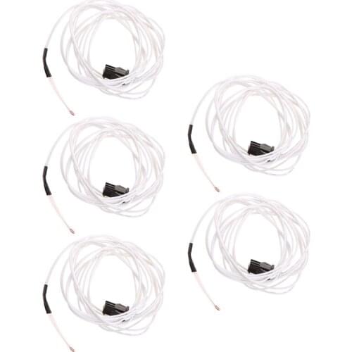 5pcs HT-NTC 100K Thermistor Temperature Sensor Waterproof Probe Cable for Ender3/CR-10/CR-10Sr Safe and Durable