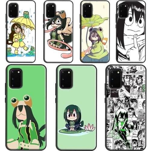 Tsuyu Asui Frog Girl BNHA Cover Case For Samsung Galaxy S20 FE S21 Ultra Note 20 Note 10 Plus S10e S8 S9 S10 Plus