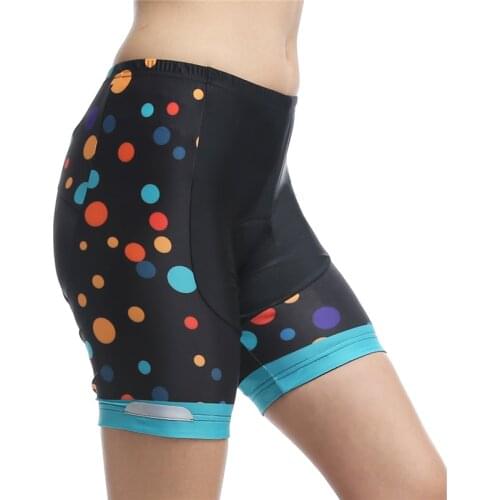 ILPALADINO Women Cycling Shorts Coolmax Padded Bike Bicycle Shorts Reflective ciclismo Anti-sweat Quick Dry Outdoor Sportewear