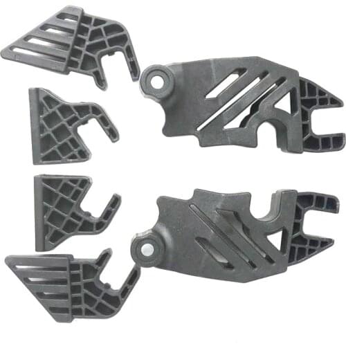 For Audi A7 2016-2018 Headlight Repair Kit Black Plastic Fixed Feet Lamp Corner Use Left and Right Headlights