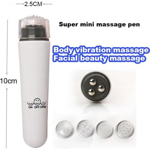 Mini Electric Vibration Eye Face Massager Anti-Ageing Wrinkle Dark Circle Pen Removal Rejuvenation Beauty Care Portable Pen