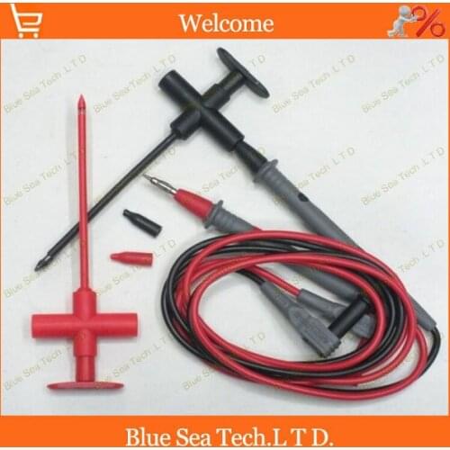 Multimeter & car industry test tool kids/sets.test hook/clip +1.0M plug test probe 2 in 1 testing tool,CATIII 1000V/16A