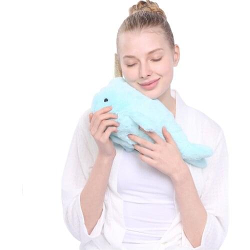 Soft Doll Hot Bag Children Gift Stuffed toy Hot pack Keep Warm toy Plush dolls Mineral Beads Birthday Gift Heat Therapy for Kid