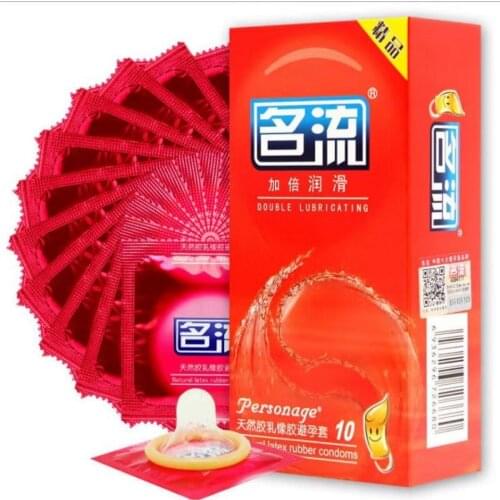 10pcs/lot Mingliu High Quality Natural Latex Condoms Penis Sleeve Condom Lubrication Condones Safer Contraception For Men