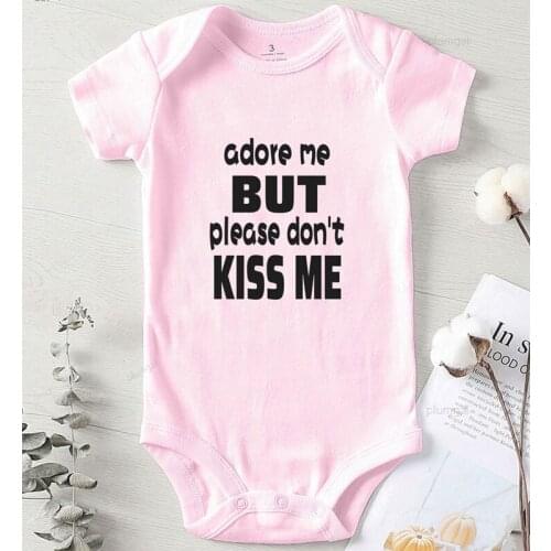 Letter Printed Thing for A Girl Toddler Boys Outfits Summer Winter Romper Children Jumpsuits New Born Baby Clothes Cotton