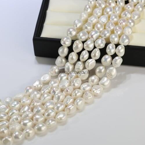 APDGG Real wholesale freshwater 12-14mm AA+ baroque top grade pearl strand loose beads women lady jewelry