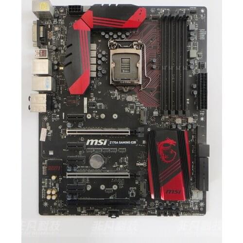 Original motherboard for MSI Z170A GAMING M5 DDR4 LGA 1151 USB2.0 USB3.1 DVI HDMI 64GB Z170 used Desktop motherborad