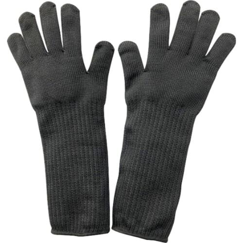 1Pair Anti Cut Gloves Cut Proof Stab Resistant Stainless Steel Wire Metal Mesh Kitchen Welding Gardening Gloves Home Clean Work