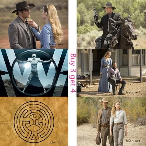 Westworld Posters Clear Image Wall Stickers Home Decoration Good Quality Prints White Coated Paper