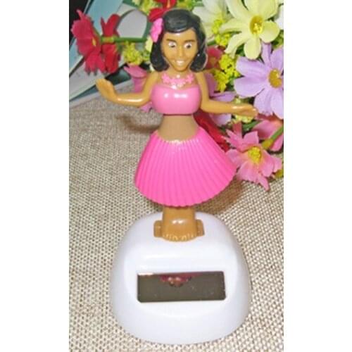 Shake Head To Furnishing Articles Vehicle Interior Lovely Flowers Car Solar Beauty Accessories Small Place Doll Unisex Plastic