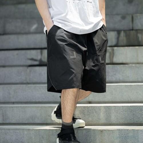 WSNHLAB 21SS Casual shorts with reflective elements techwear aesthetic punk streetwear
