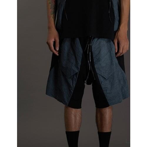 Pupil travel 21ss spliced shorts Knee length trouthers techwear streetwear japanese style
