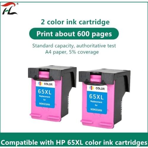 Compatible with hp 65XL cartridge replacement 65xl hp 65 for hp DeskJet 3720 3722 3755 3730 3758 Envy 5010 5020 5030 5232 printe