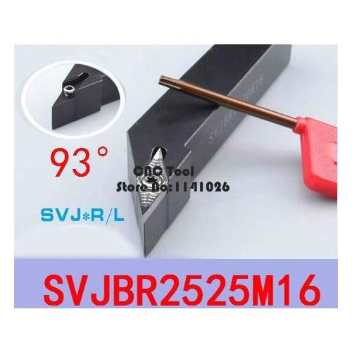 SVJBR2525M16/ SVJBL2525M16 Metal Lathe Cutting Tools Lathe Machine CNC Turning Tools External Turning Tool Holder S-Type SVJBR/L