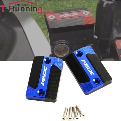 For honda grom msx125 Motorcycle CNC parts front brake reservoir cap MSX125 SF 2013-2020 2019 High quality fluid cylinder cover