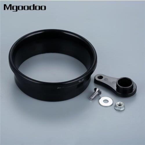 Mgoodoo Motorcycle parts Air Filter Intake Adapter fit for HONDA ATV TRX-R 450 450R 2006 2007 black