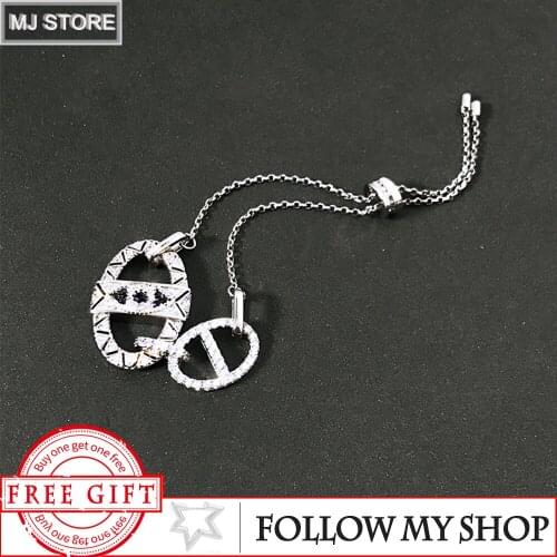 The New S925 Silver Charm Sailor Ring Piece Adjustable bracelet For Women Original Copy Luxury Brand Monaco Jewelry Lovers Gift