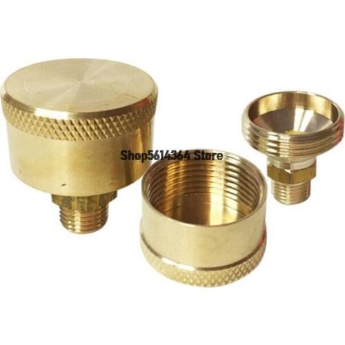 1pc Machine Parts 1/8" NPT Thread Grease Oil Cup Cap Gold Tone