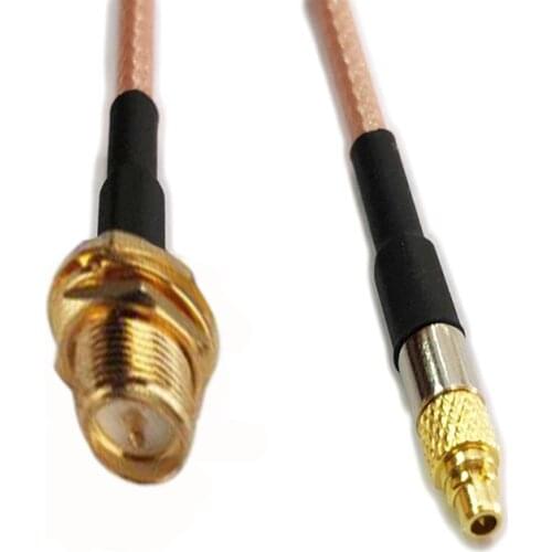 10pcs RP-SMA Female to MMCX Male Straight Connector RF Pigtail Cable RG316 10/15/20/30/50cm 1/2/3m