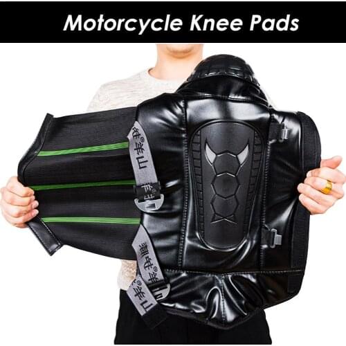 2Pcs Motorcycle Knee Support Sleeve Elastic Knee Pads Winter Windproof Cold Padded Electric Car Knees Legs Protector
