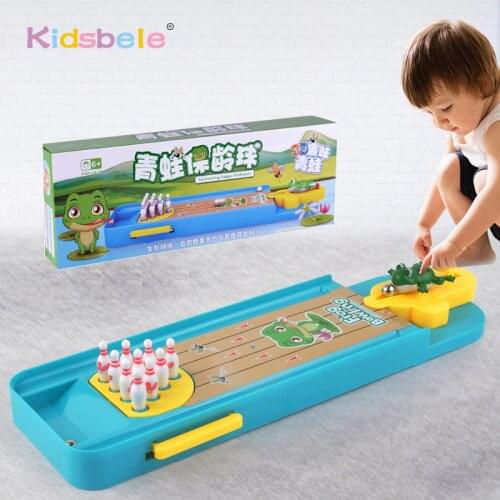 2021 Mini Desktop Bowling Game Toy Funny Indoor Parent-Child Interactive Table Sports Game Toy Bowling Educational Gift For Kids