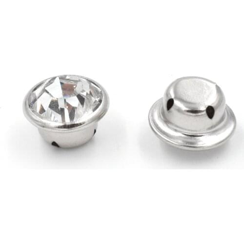 50 sets Diamond rivets Diamond buckle Buttons Sweater decorative accessories Sewing buttons DIY handmade diamonds