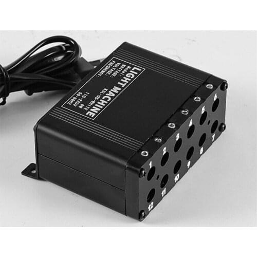 6W remote controlled Meteor effect LED Light Engine Driver f/Fiber Optic Lighting 12 Holes LED Fiber Light