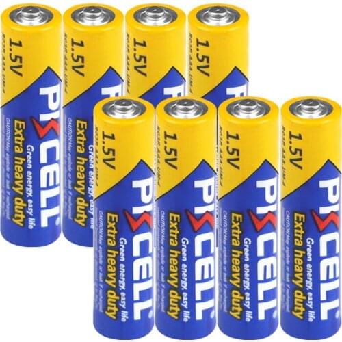 8 PCS 1.5V AAA Battery R03P Carbon Zinc Batteries for Wireless Mouse Keyboard Remotes Alarm Clock Dry Primary Battery