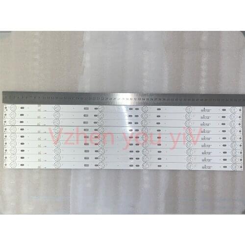 9PCSS/LOT original led quality Backlight strip 6LED JS-D-JP5510-B61EC E55DU1000---4K FHD A/B 8A&1B IN 1TV 576.0MM*17.0MM*1.0T