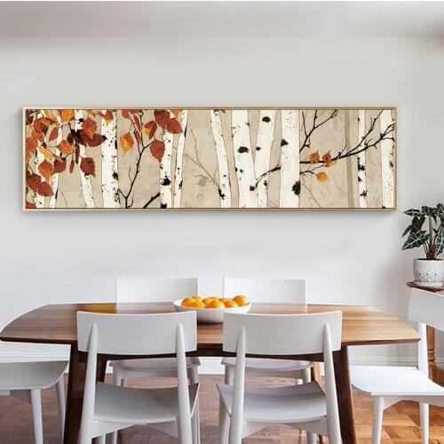 Nordic Abstract Wall Art Geometric Mountain Landscape Art Print Posters Canvas Painting Deer and Sun Wall Picture Wall Stickers