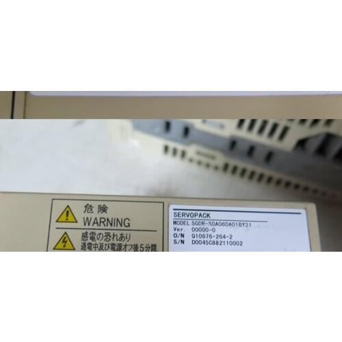 USED 100% TESTED WORKING SERVOPACK SGDR-SDA060A01BY31