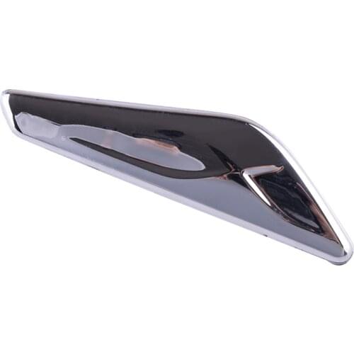 Beler 51117338569 Car Left Fender Panel Side Marker Signal Light Finisher Trim Fit For BMW X3 X4 F25 F26 ABS Chrome Styling