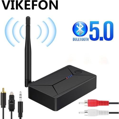 Bluetooth 5.0 Audio Transmitter 3.5mm 3.5 AUX Jack RCA USB Coaxial Optical Stereo Wireless Adapter Dongle For TV PC Headphone