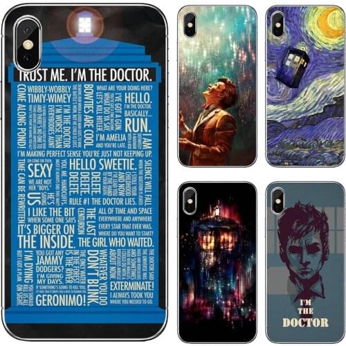 Doctor-Who-Tardis-Police-Box Phone Cover For Xiaomi mi Redmi Note 3 4 4X 5 6 7 8 8t 9 9s 9t 10 pro lite
