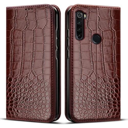 Flip Case For Xiaomi Redmi Note 8 Case Crocodile texture leather case For Redmi Note 8 Note8 Cover Funda Coque Capa