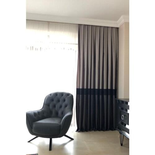 Fund Curtain Gray Anthracite Decorative