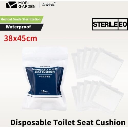 MOBI GARDEN Hotel Travel Toilet Seat Cushion Disposable Waterproof Anti Dirty Toilet Cushion Portable Hygiene Outing Camping